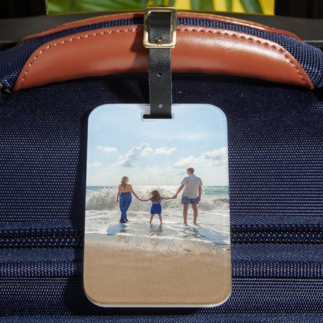 Custom Photo Modern Luggage Tag (Front Insitu 2)
