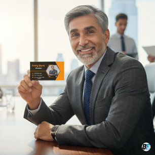 Custom Photo Modern Minimalist Social Media Icons  Business Card