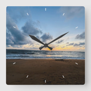 Custom Photo Modern Mum Mother's Day Gift Square Wall Clock