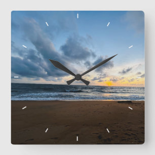 Custom Photo Modern Mum Mother's Day Gift Square Wall Clock