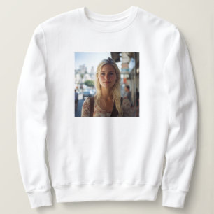 Custom Photo Modern Mum Mother's Day Gift Sweatshirt