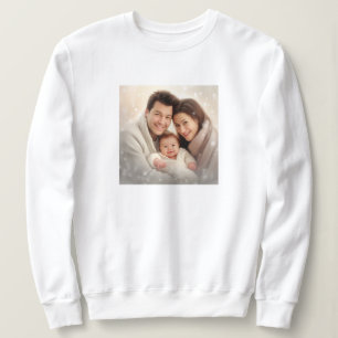 Custom Photo Modern Mum Mother's Day Sweatshirt