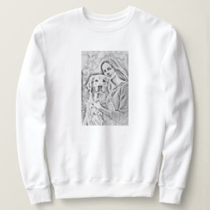 Custom Photo Modern Mum Mother's Day Sweatshirt