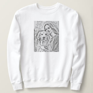 Custom Photo Modern Mum Mother's Day Sweatshirt