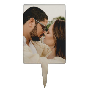 Custom Photo Modern Simple  Cake Pick