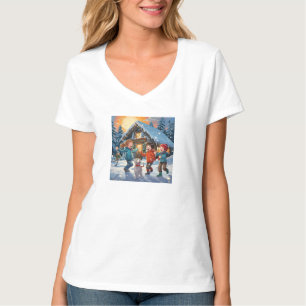 Custom Photo Modern Wifey Modern Womens T-Shirt