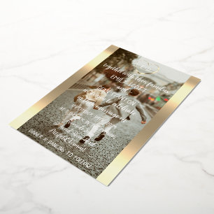 Custom Photo Monogram Event Heart Modern