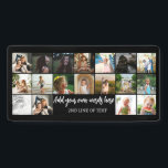 Custom photo montage photo collage birthday party banner<br><div class="desc">designed by The Arty Apples Limited add your own photos add 20 instagram photos</div>