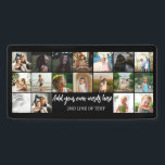 Custom photo montage photo collage birthday party banner<br><div class="desc">designed by The Arty Apples Limited add your own photos add 20 instagram photos</div>