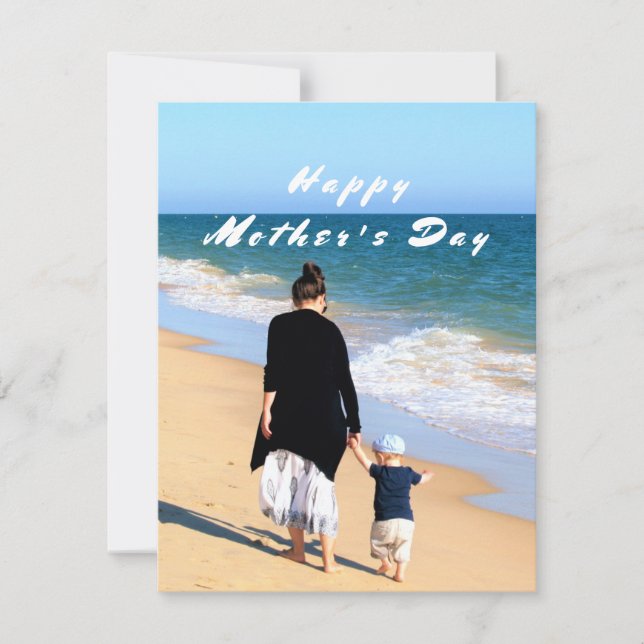 Custom Photo Mother's Day Card with Your Photos (Front)