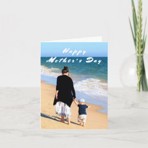 Custom Photo Mother's Day Card Your Photo and Text