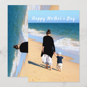 Custom Photo Mother's Day Card Your Photos Text