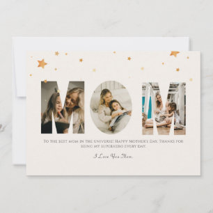 Custom Photo Mothers Day Love You Mum Card