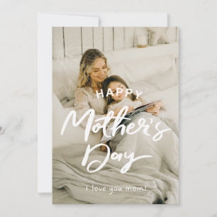 Custom Photo Mothers Day Love You Mum Card