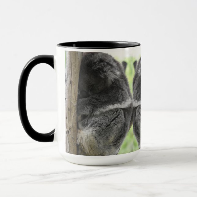 Custom Photo Mug - 3 Photos - Cute Koala (Left)