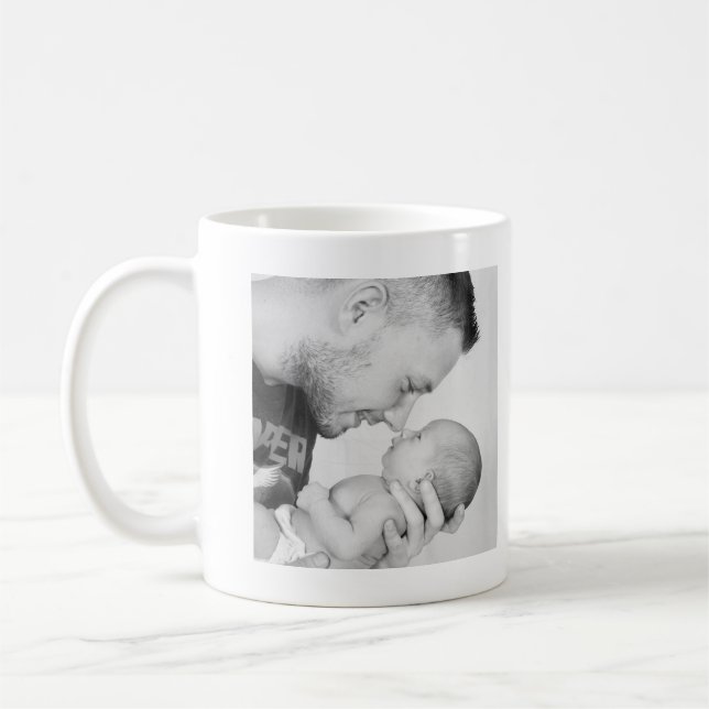 Custom Photo Mug for Dad, Dad Portrait Mug (Left)