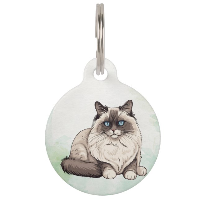 Custom Photo Name Contact ID Tag (Front)