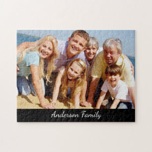 Custom Photo Name Jigsaw Puzzle