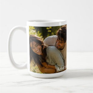 Custom Photo & Name Mug - Adventure Awaits Gift