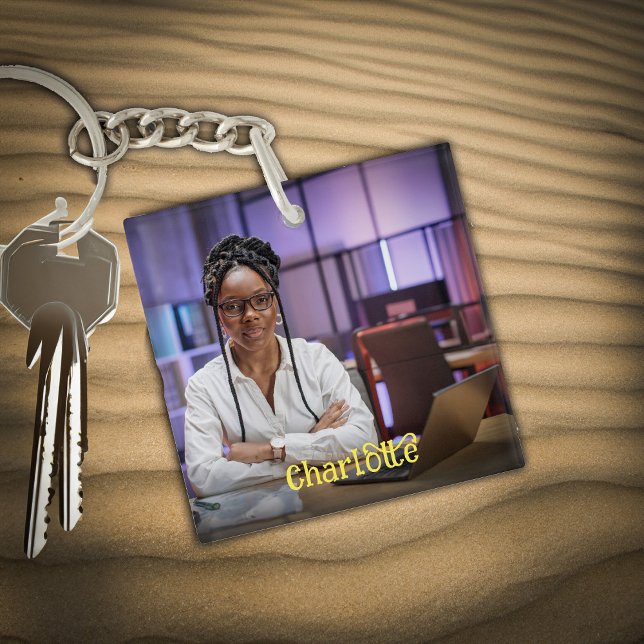 Custom Photo Name Personalise Keychain (Custom Photo Name Personalize Keychain great to add your photo and name or inspiring word. )