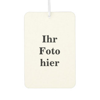 Custom photo name personalized Autolufterfrischer Car Air Freshener