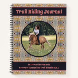 Custom Photo Name Riding Lesson Training Journal