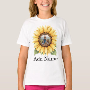 Custom Photo Name Text Personalised  T-Shirt