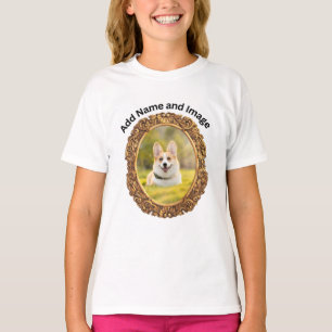 Custom Photo Name Text Personalised T-Shirt - Desi