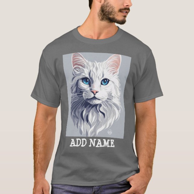 Custom Photo Name Text Personalised TShirt (Front)