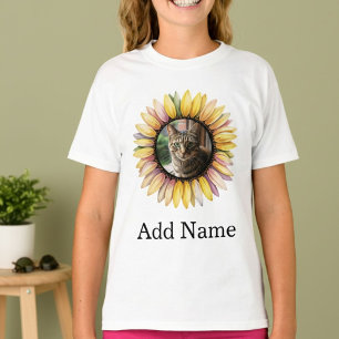 Custom Photo Name Text Personalized  T-Shirt