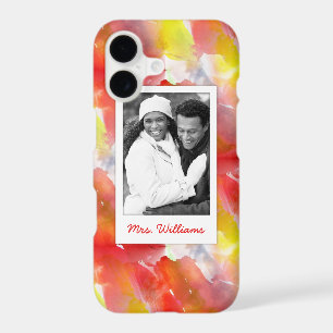 Custom Photo & Name Watercolor Design