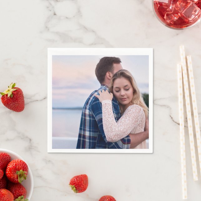 Custom Photo Napkins  (Insitu)