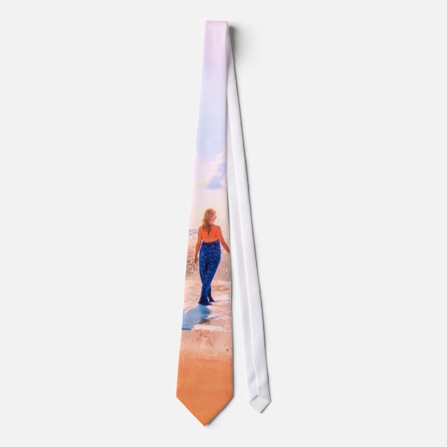Custom Photo Neck Tie with Your Favourite Photos (Front)