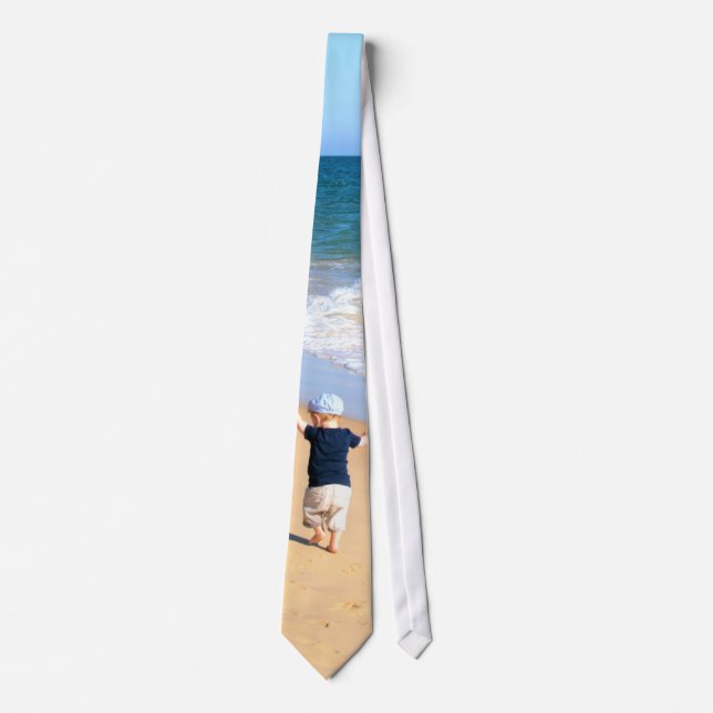 Custom Photo Neck Tie with Your Photos Gift (Front)