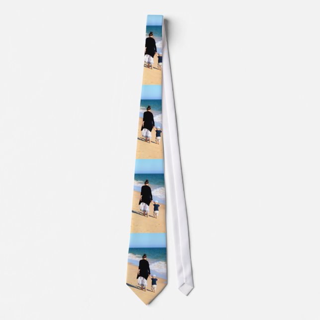 Custom Photo Neck Tie Your Family Photos Gift (Front)