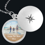 Custom Photo Necklace Gift Your Photos and Text<br><div class="desc">Custom Photo and Text - Unique Your Own Design -  Personalized Family / Friends or Personal Gift - Add Your Text and Photo - Resize and move elements with Customization tool ! Choose font / size / color ! Good Luck - Be Happy :)</div>