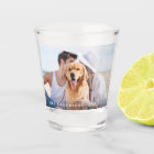 Custom Photo Newlywed Name Date Wedding Shot Glass
