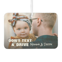 Custom Photo NoTexting Quote Oblong