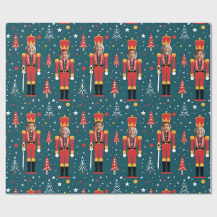 custom photo nutcracker Wrapping Paper - 2 images