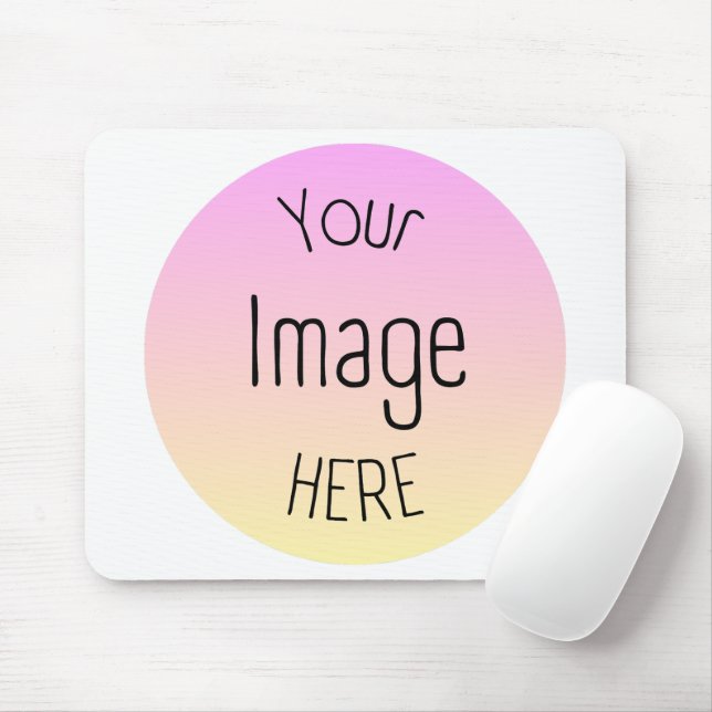 Custom Photo or Logo Mouse Pad – Personalised (With Mouse)