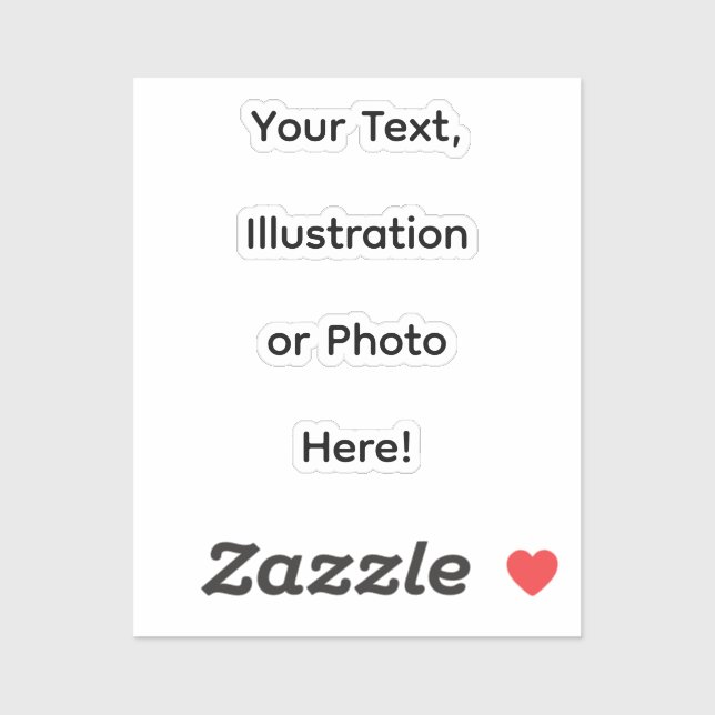 Custom Photo or Text  (Sheet)