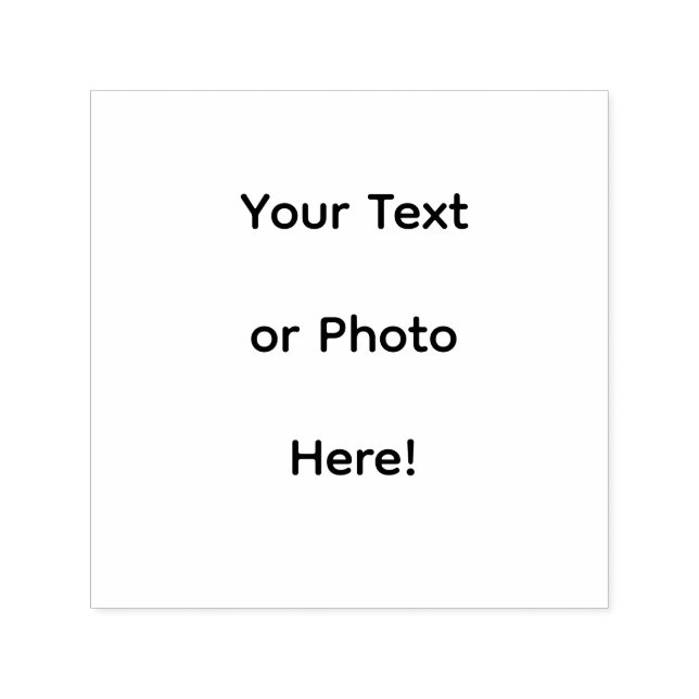 Custom Photo or Text  Self-inking Stamp (Design)