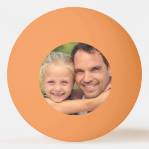 Custom photo Orange Ping Pong Ball
