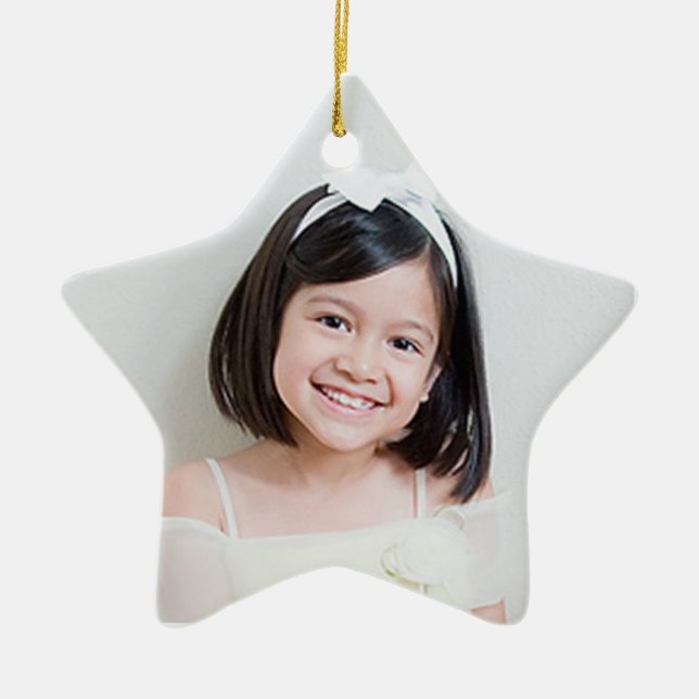 Custom Photo Ornament (Front)
