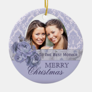 Custom Photo Ornament Christmas Gift for Mother
