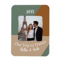 Custom Photo Our Trip to France Souvenir
