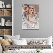 Custom Photo Overlay Live Simply Dream Big