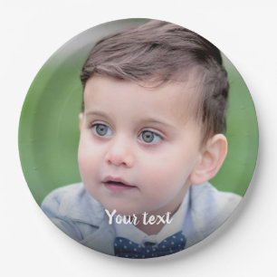 Custom Photo Paper Plate