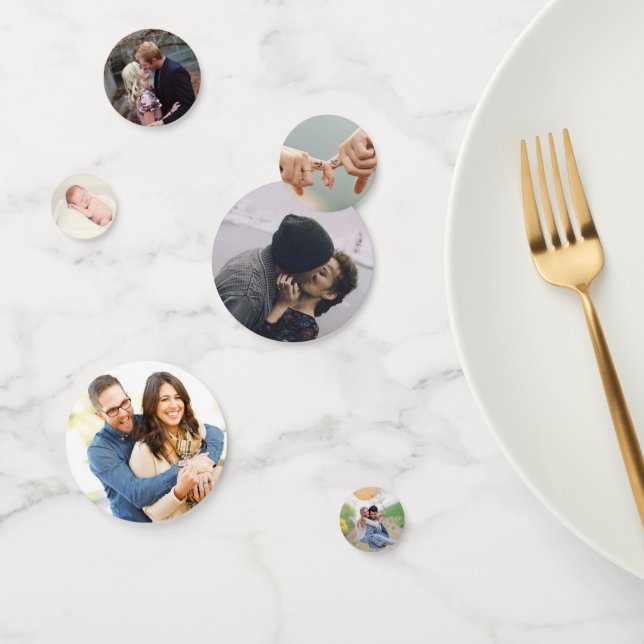 Custom Photo | Party Celebration Confetti (Group)