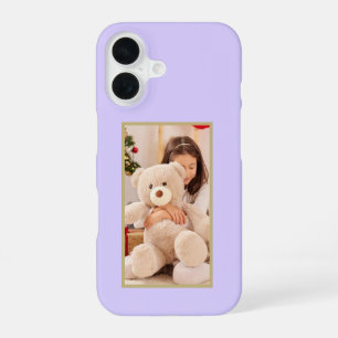 Custom Photo Pastel Lavender Case-Mate iPhone 16 Case